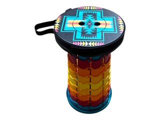 Portable Folding Stool-Southwestern Pattern