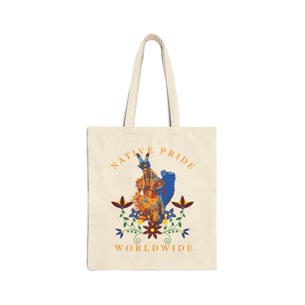 Native Pride Worldwide Cotton Canvas Tote Bag