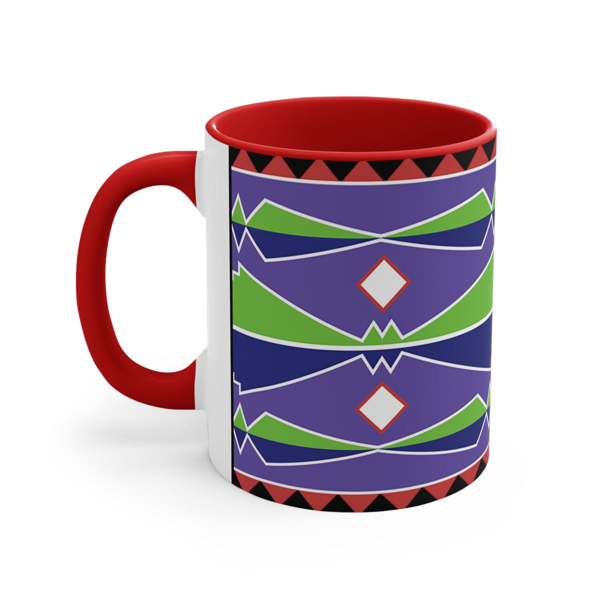 Native American Style Ribbonwork Mug