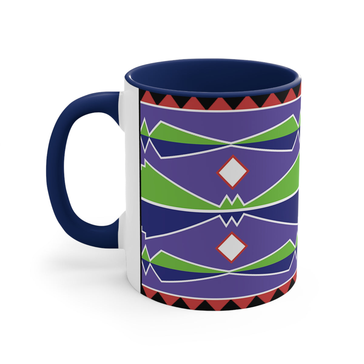 Native American Style Ribbonwork Mug