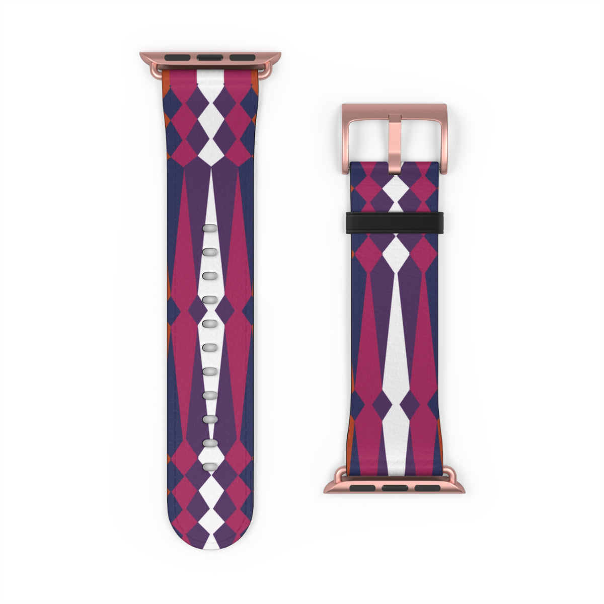 Ribbonwork Leather Apple Watch Band