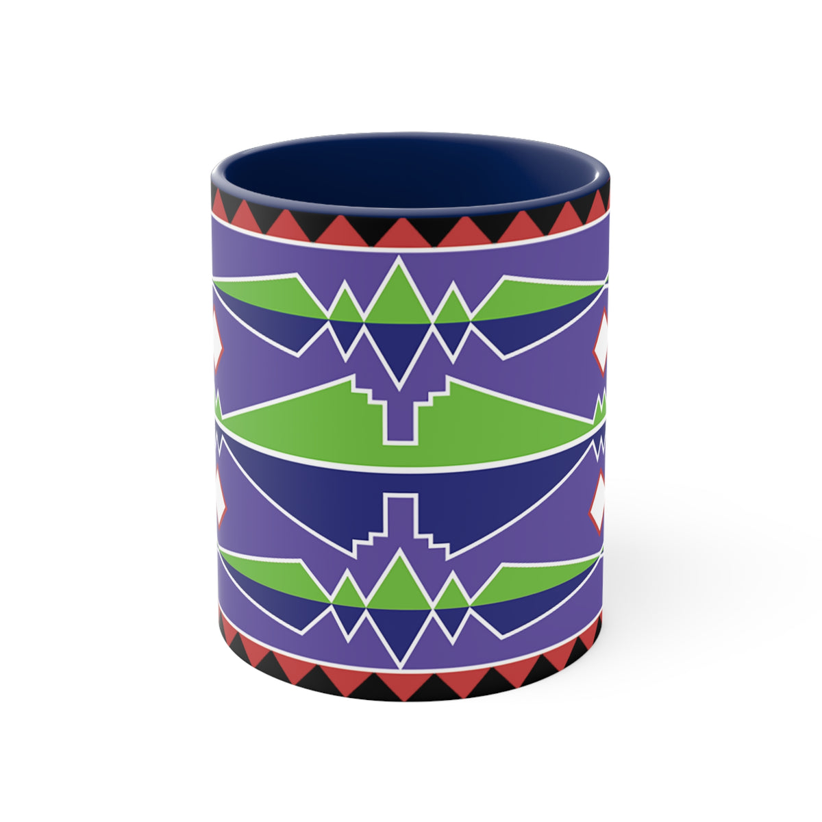 Native American Style Ribbonwork Mug