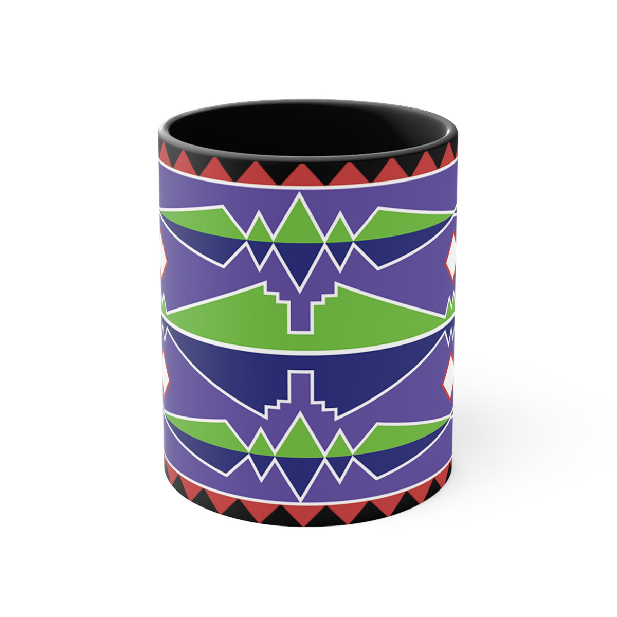 Native American Style Ribbonwork Mug