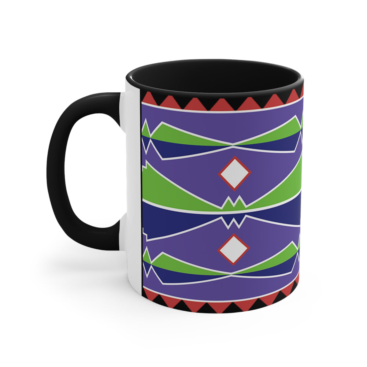 Native American Style Ribbonwork Mug