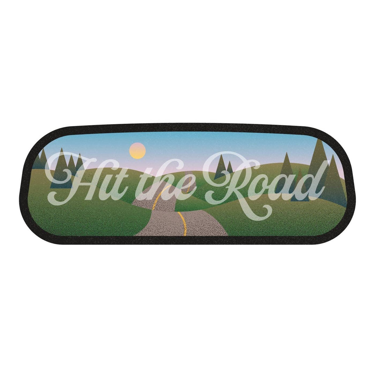 Hit The Road Sticker