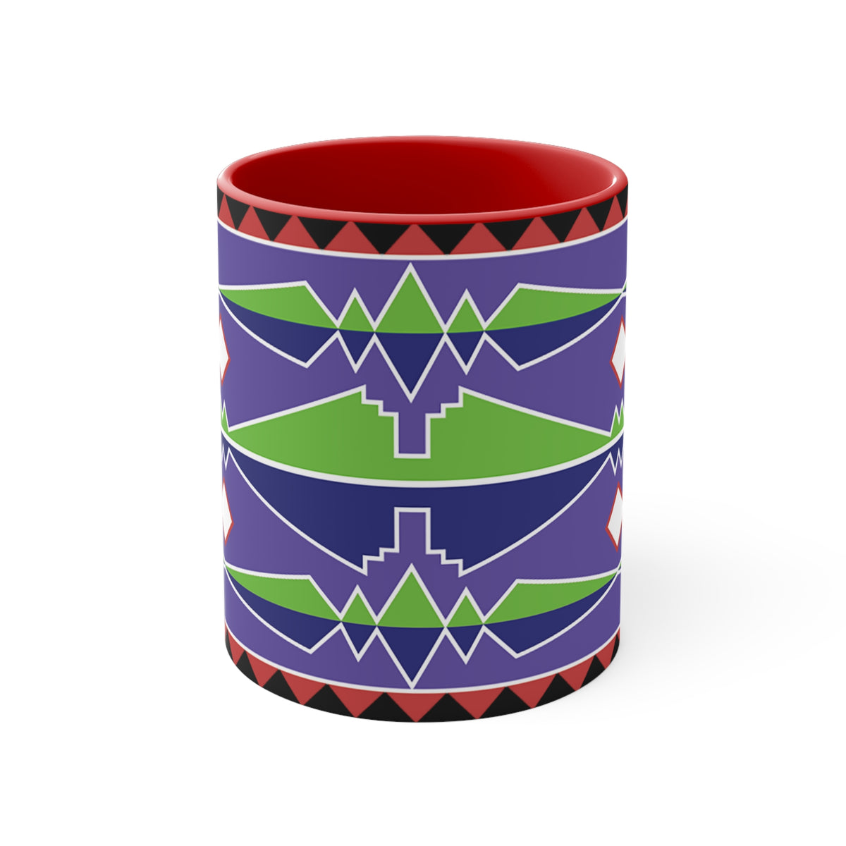 Native American Style Ribbonwork Mug