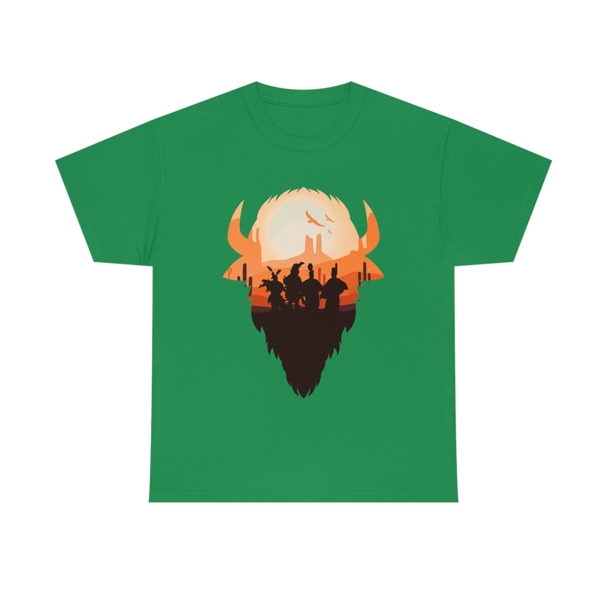 Pow Wow Buffalo Silhouette T-Shirt