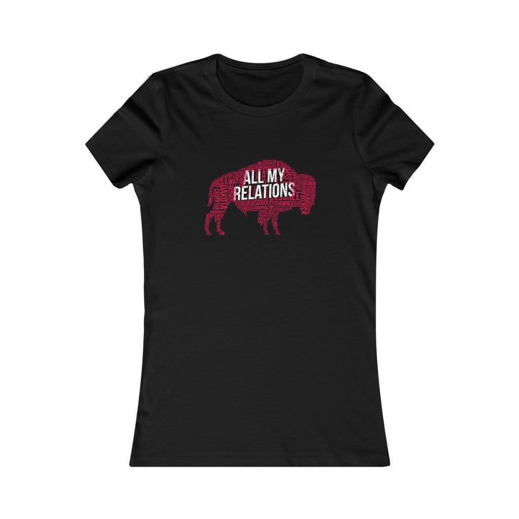 All My Relations Buffalo Tribal - Women's T-Shirt