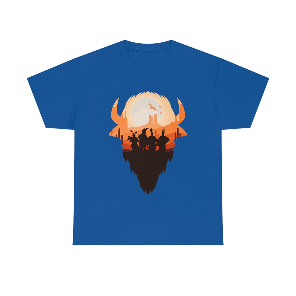 Pow Wow Buffalo Silhouette T-Shirt