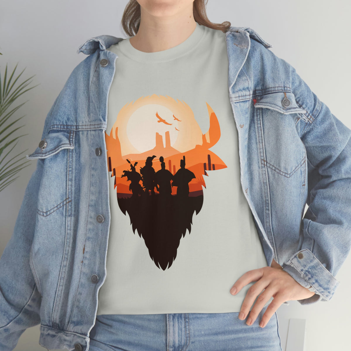 Pow Wow Buffalo Silhouette T-Shirt