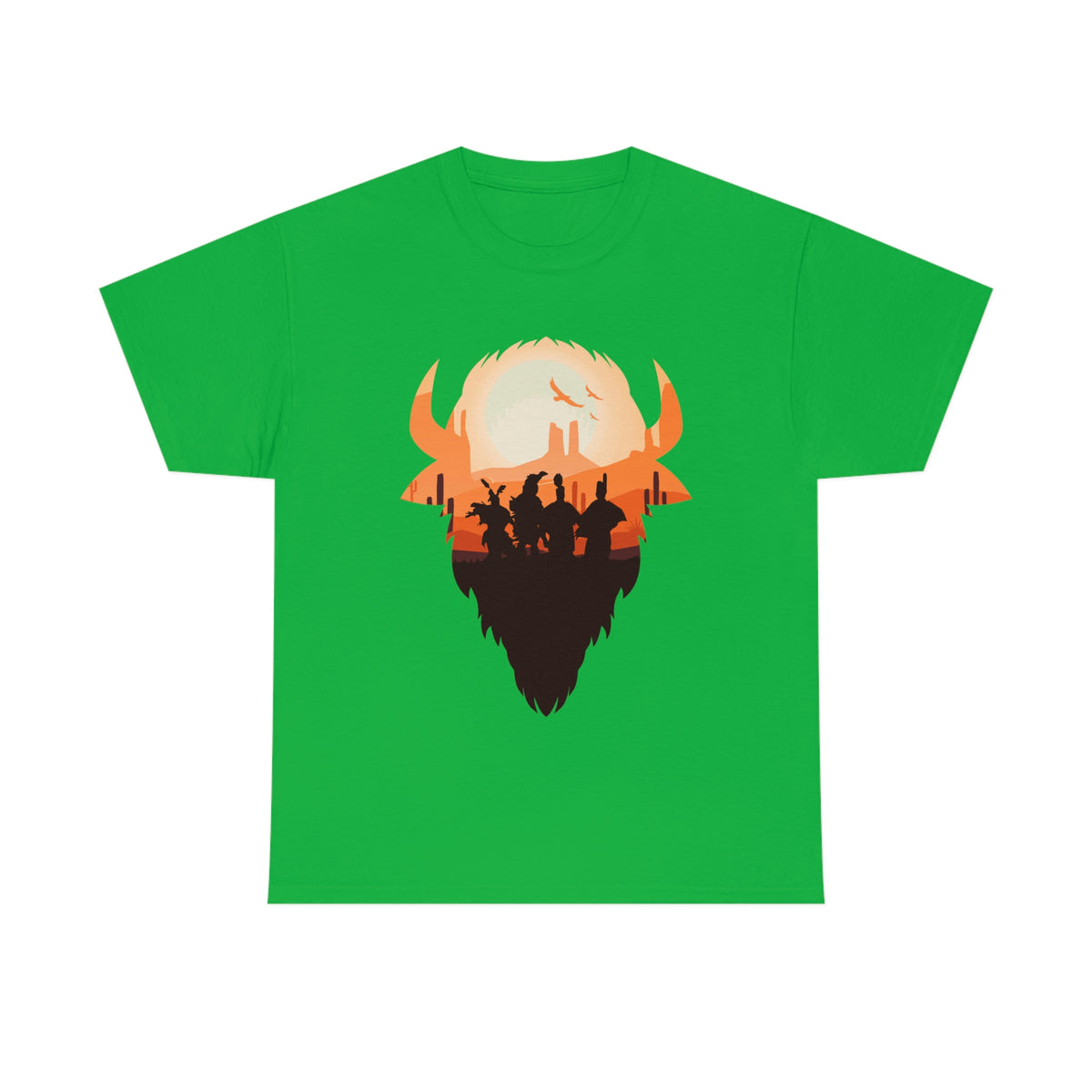 Pow Wow Buffalo Silhouette T-Shirt