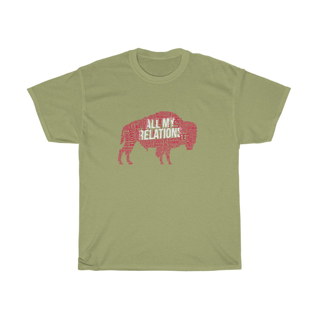 All My Relations Buffalo Tribal - T-Shirt