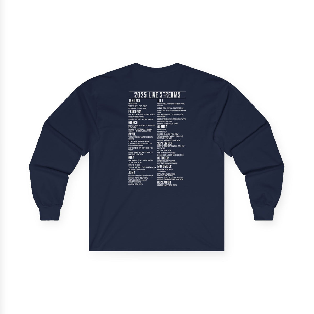2025 Pow Wow Live Stream Tour Sweatshirt