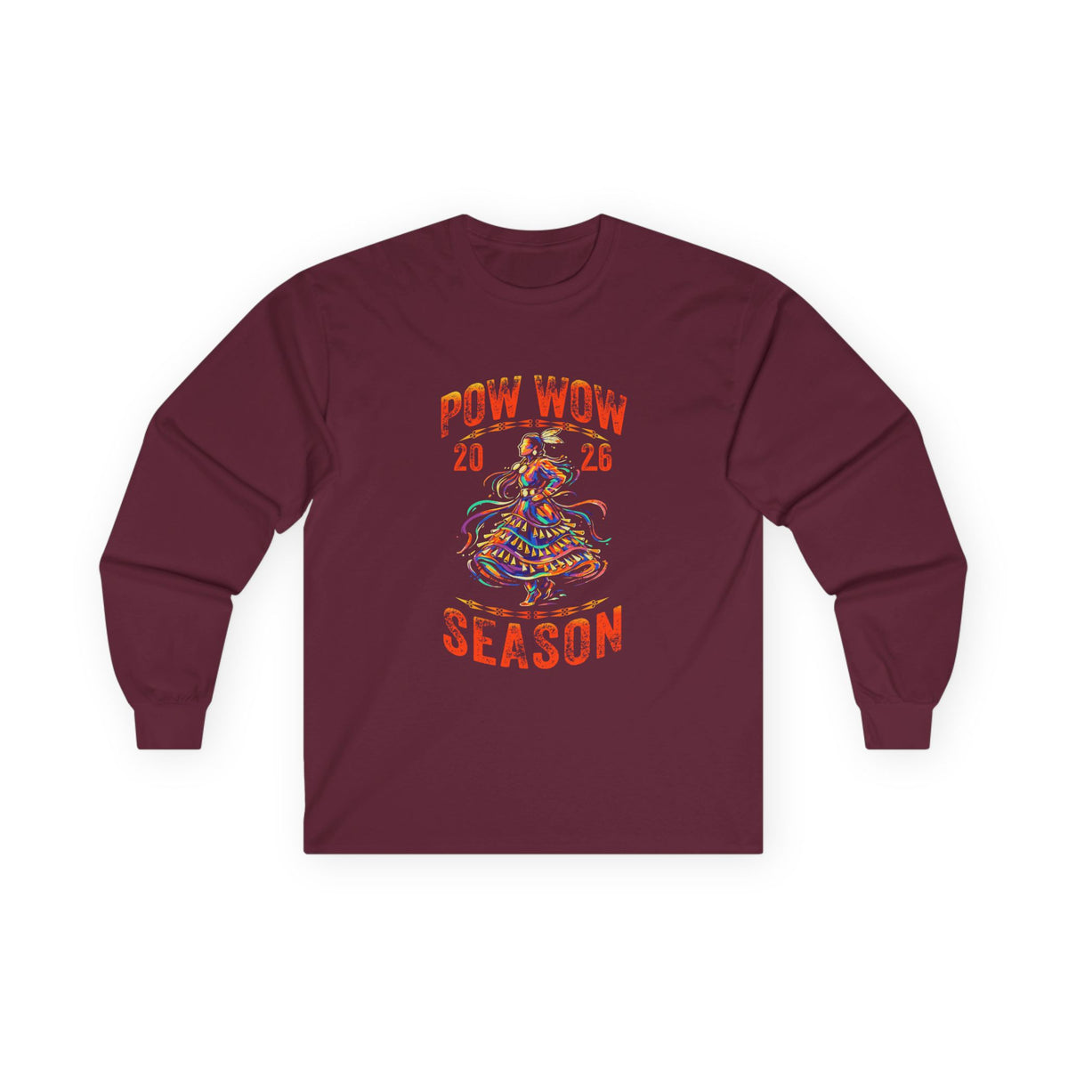 2026 Pow Wow Season Jingle Dress Long Sleeve T-Shirt