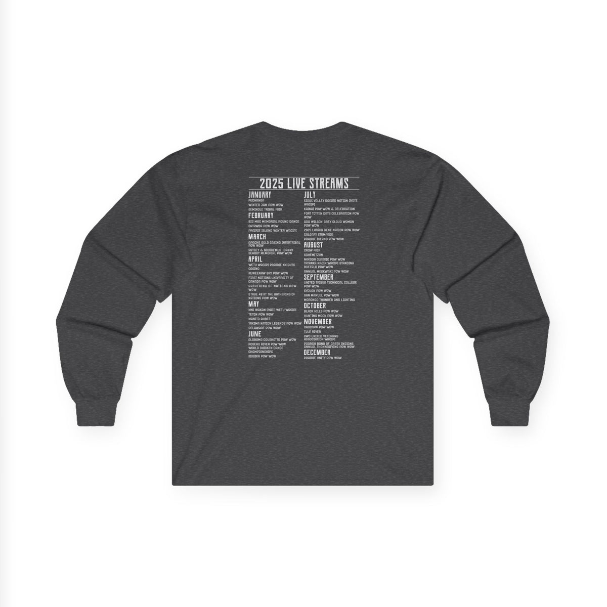 2025 Pow Wow Live Stream Tour Sweatshirt