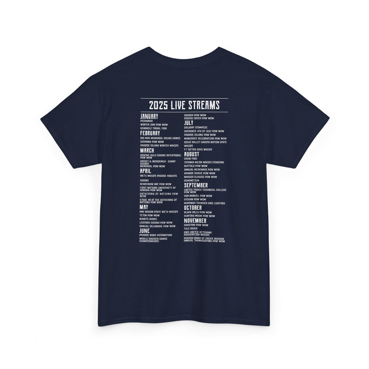 2025 Pow Wow Live Stream T-Shirt