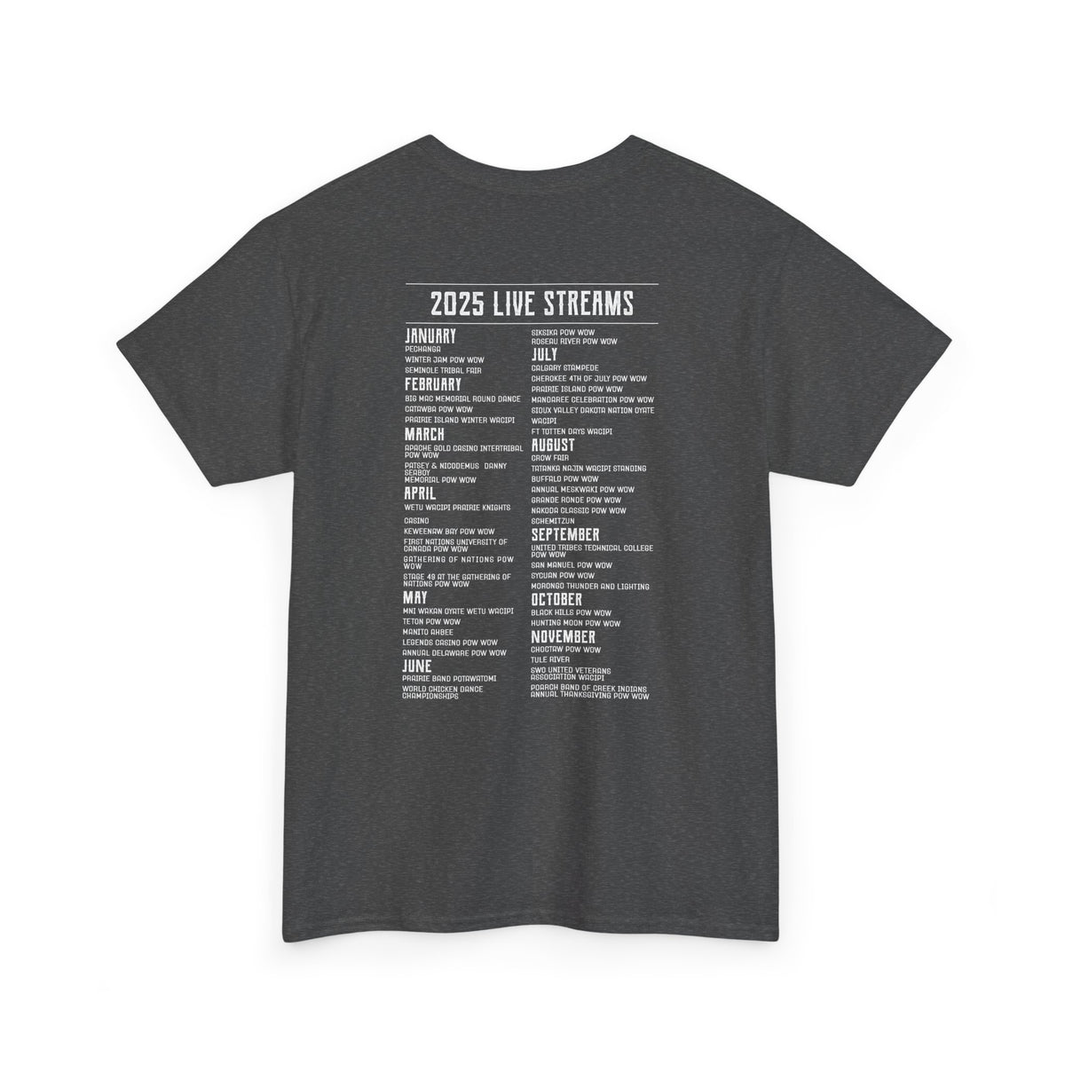 2025 Pow Wow Live Stream T-Shirt