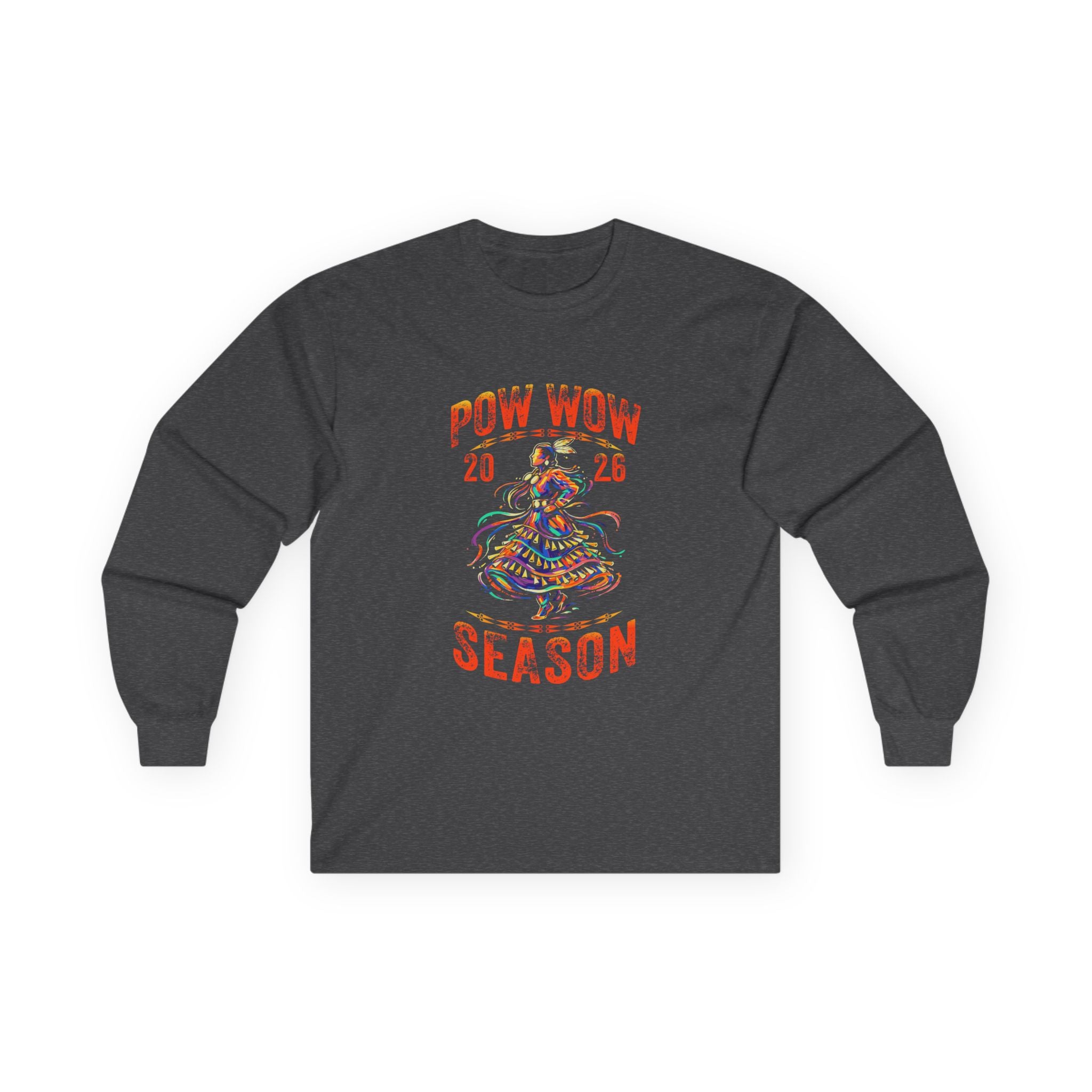 2026 Pow Wow Season Jingle Dress Long Sleeve T Shirt Pow Wow Nation Shop 2048 