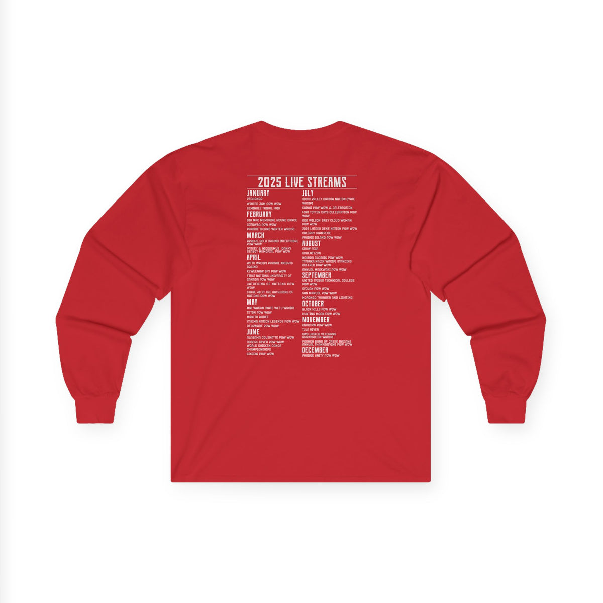 2025 Pow Wow Live Stream Tour Sweatshirt