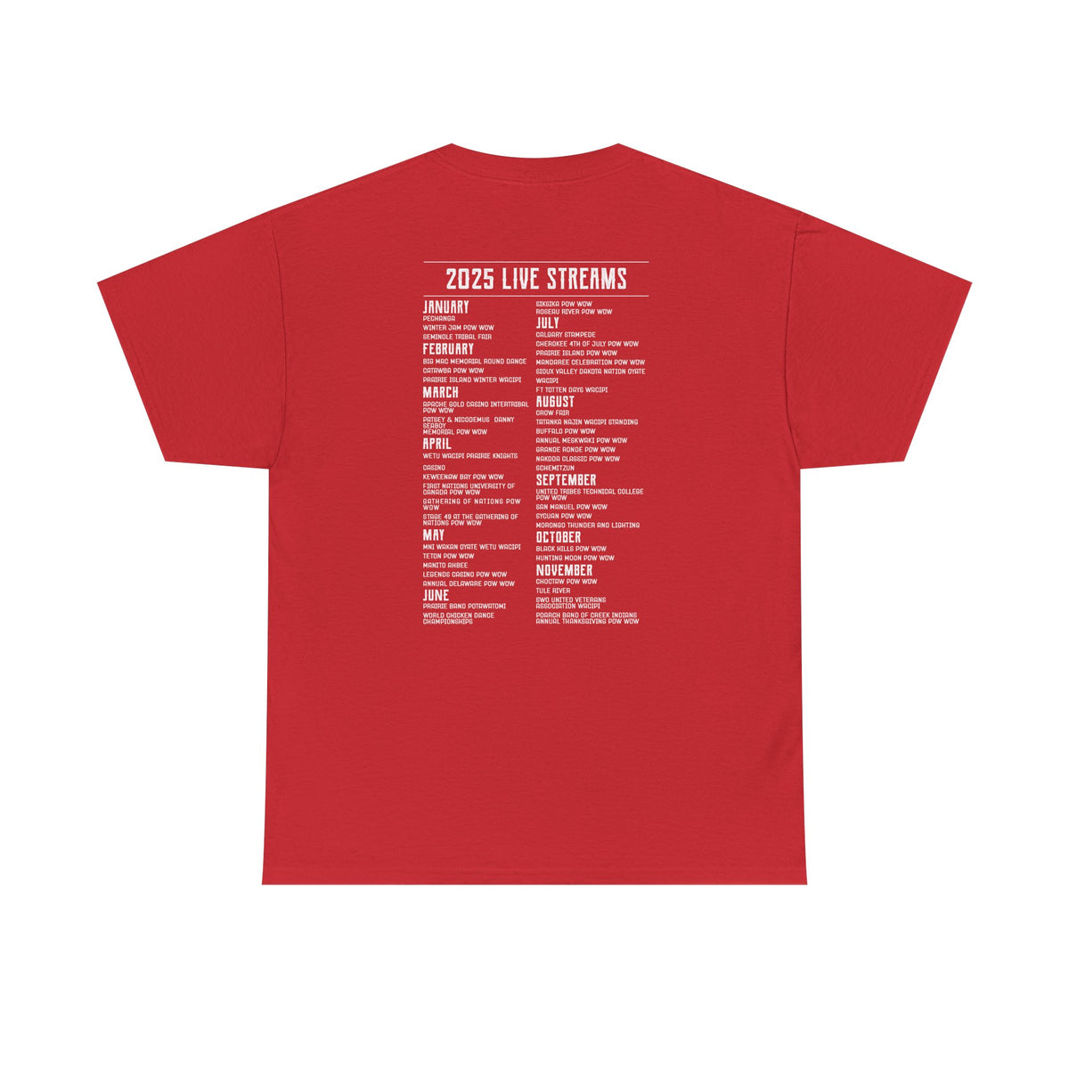 2025 Pow Wow Live Stream T-Shirt