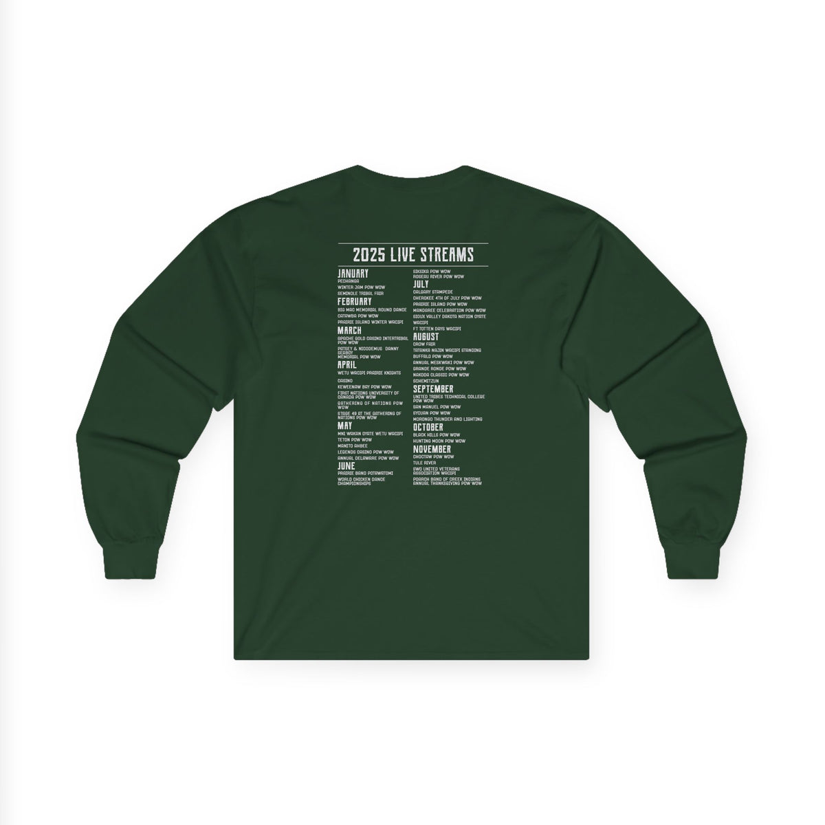 2025 Pow Wow Live Stream Tour Sweatshirt