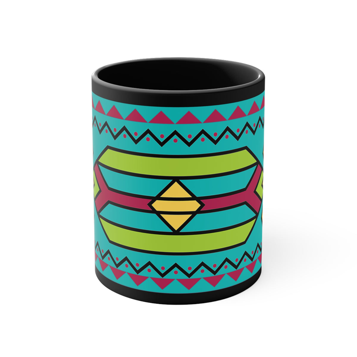 Native American Style Ribbonwork Mug