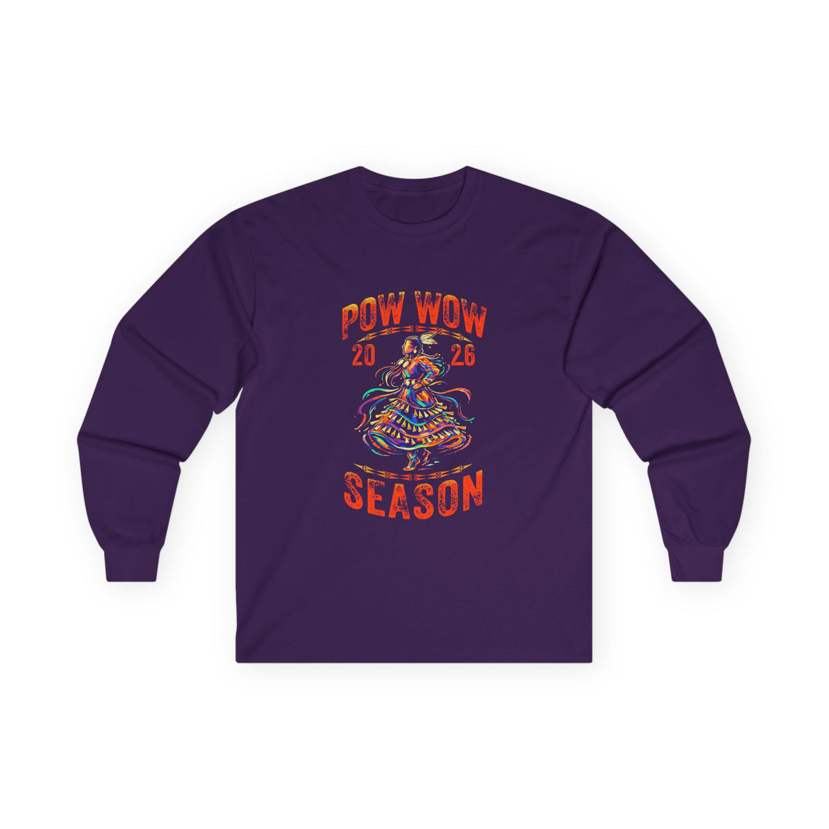 2026 Pow Wow Season Jingle Dress Long Sleeve T-Shirt