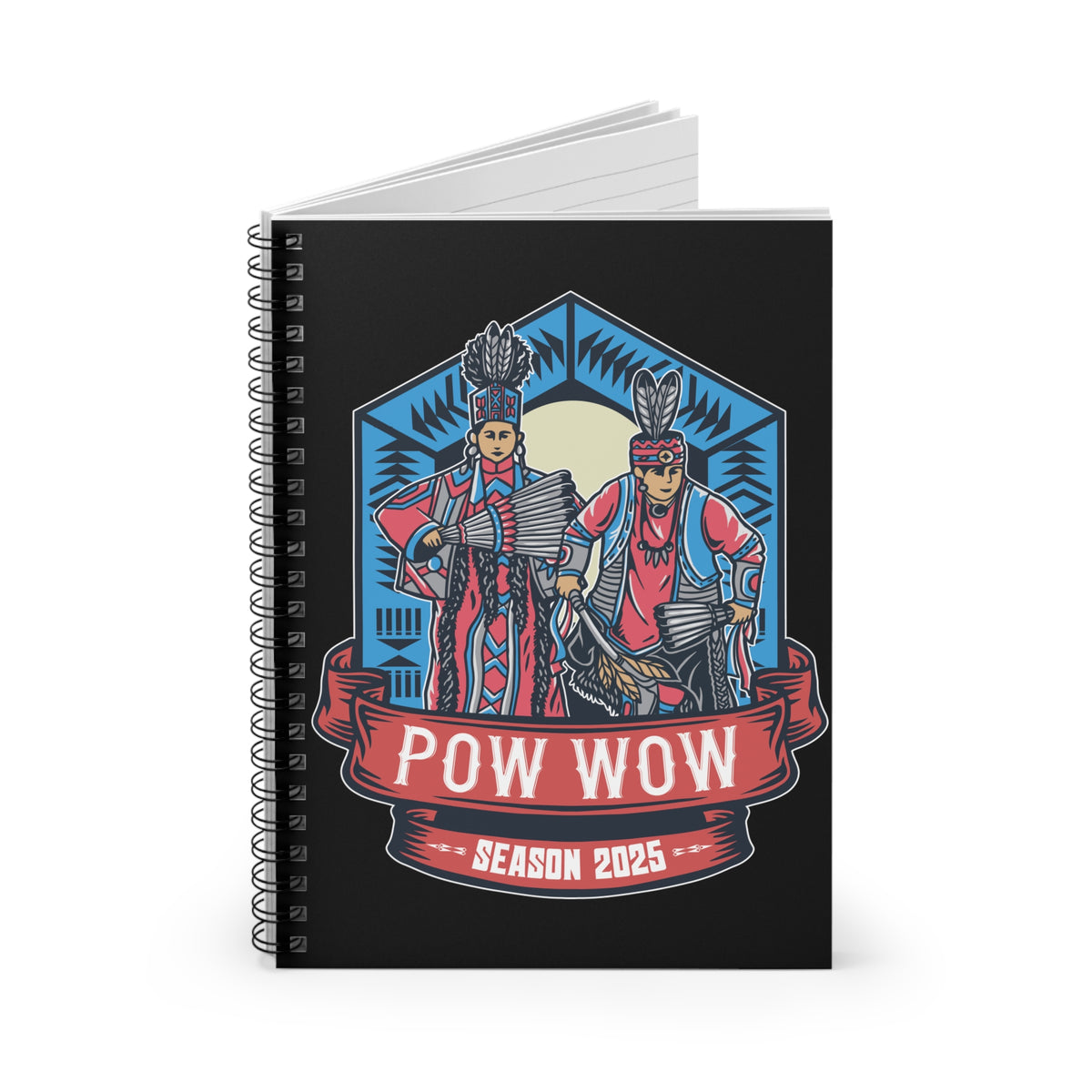 2025 Pow Wow Season Spiral Notebook - Ruled Line