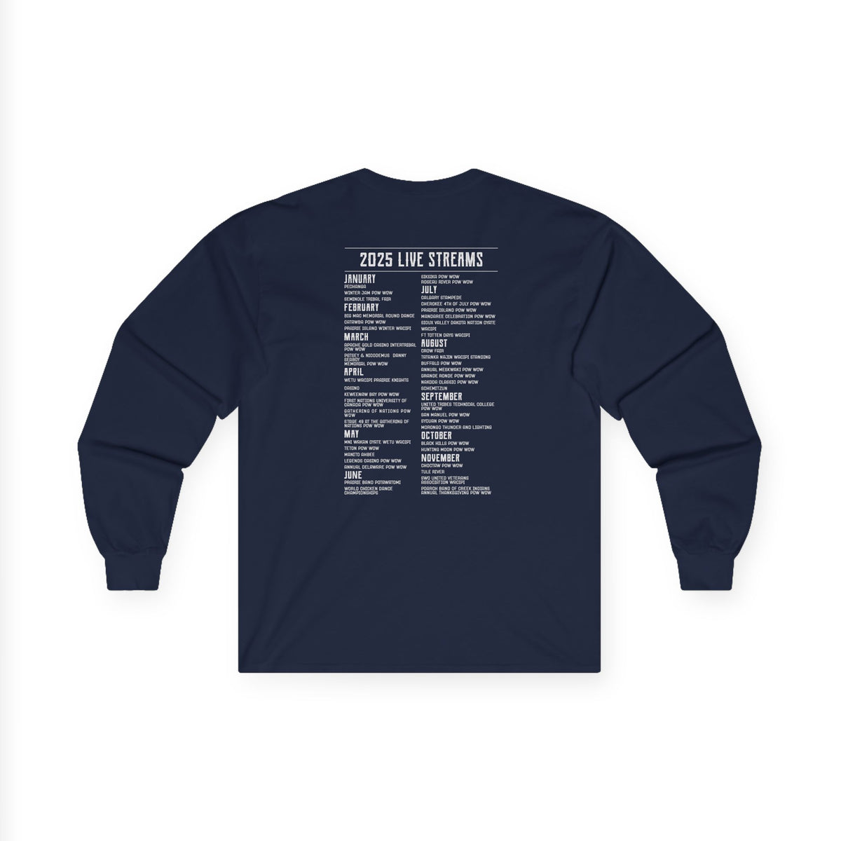 2025 Pow Wow Live Stream Tour Sweatshirt