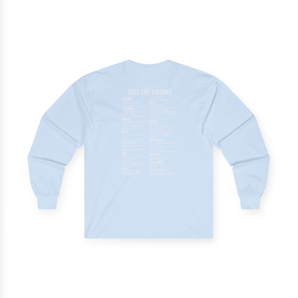 2025 Pow Wow Live Stream Tour Sweatshirt