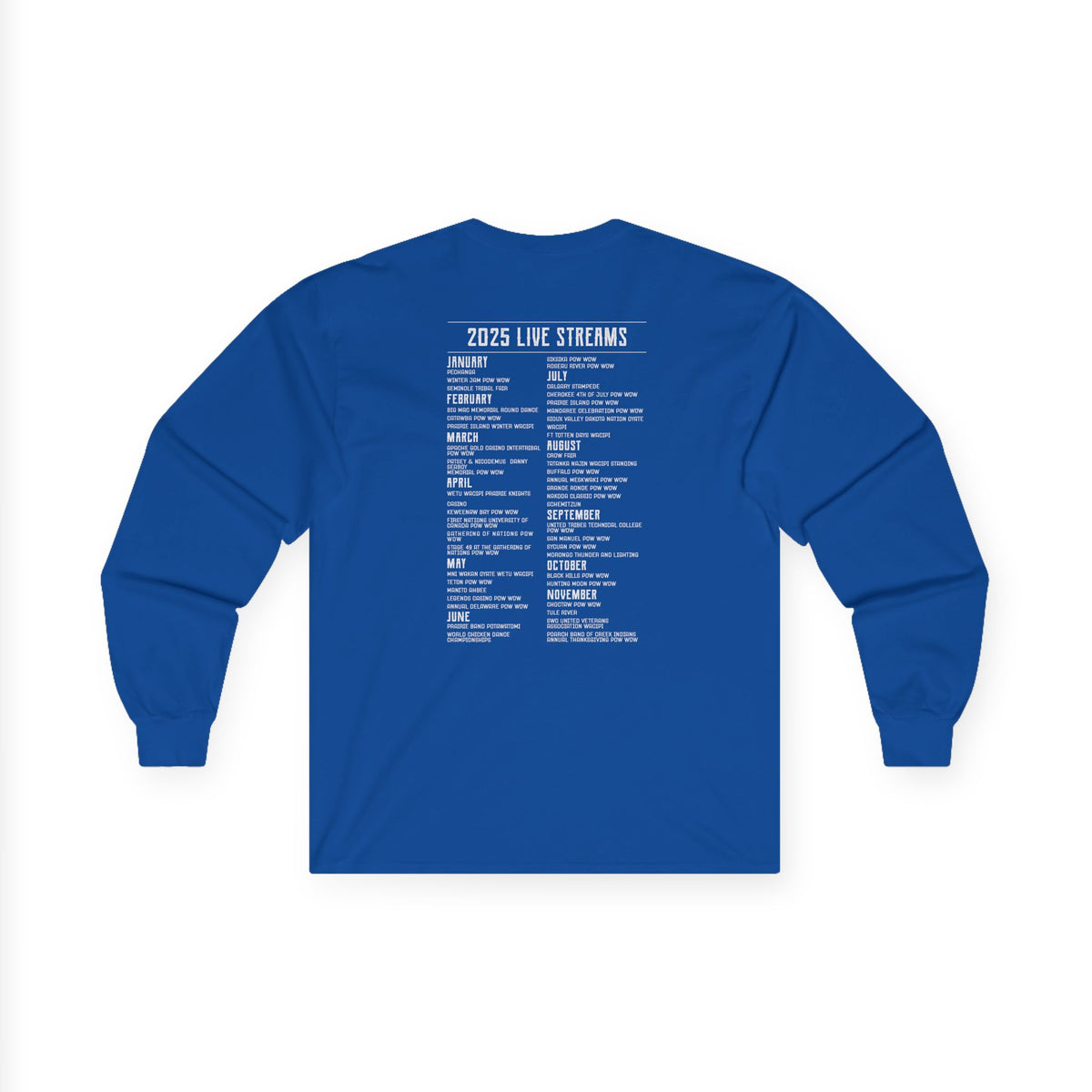 2025 Pow Wow Live Stream Tour Sweatshirt