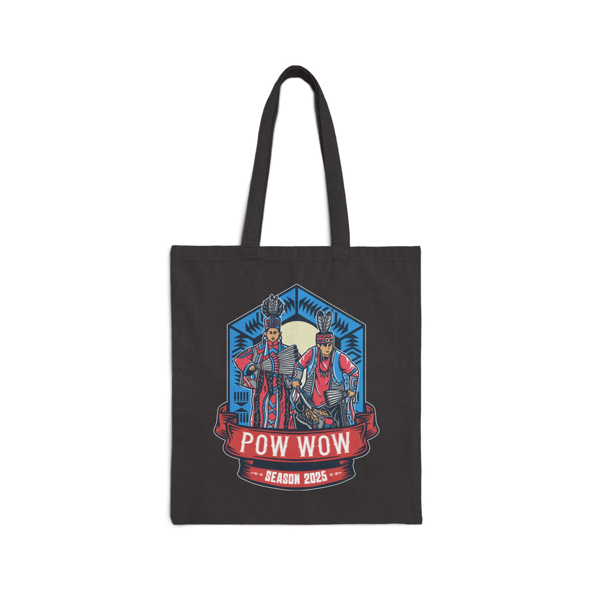 2025 Pow Wow Season - Cotton Canvas Tote Bag