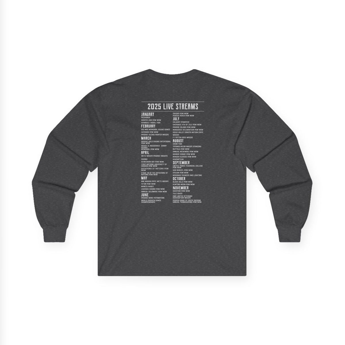 2025 Pow Wow Live Stream Tour Sweatshirt