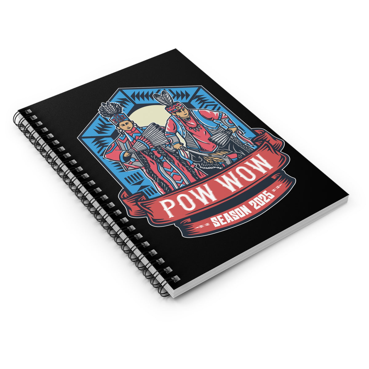 2025 Pow Wow Season Spiral Notebook - Ruled Line