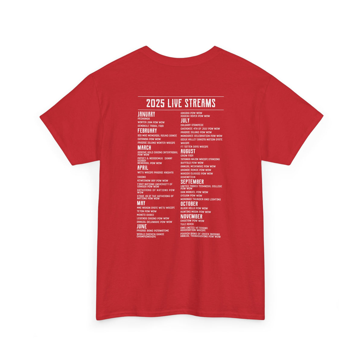 2025 Pow Wow Live Stream T-Shirt