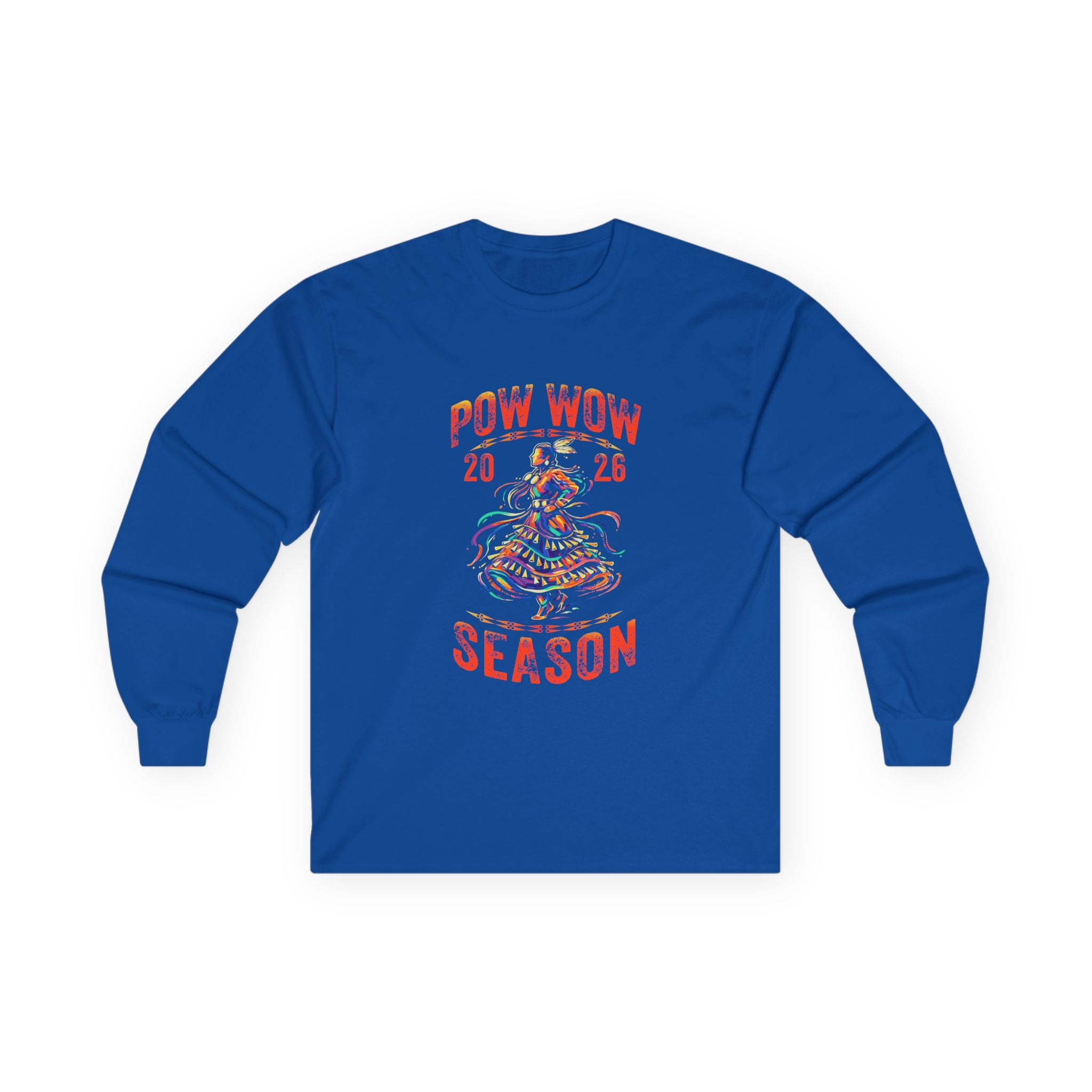 2026 Pow Wow Season Jingle Dress Long Sleeve T-Shirt – Pow Wow