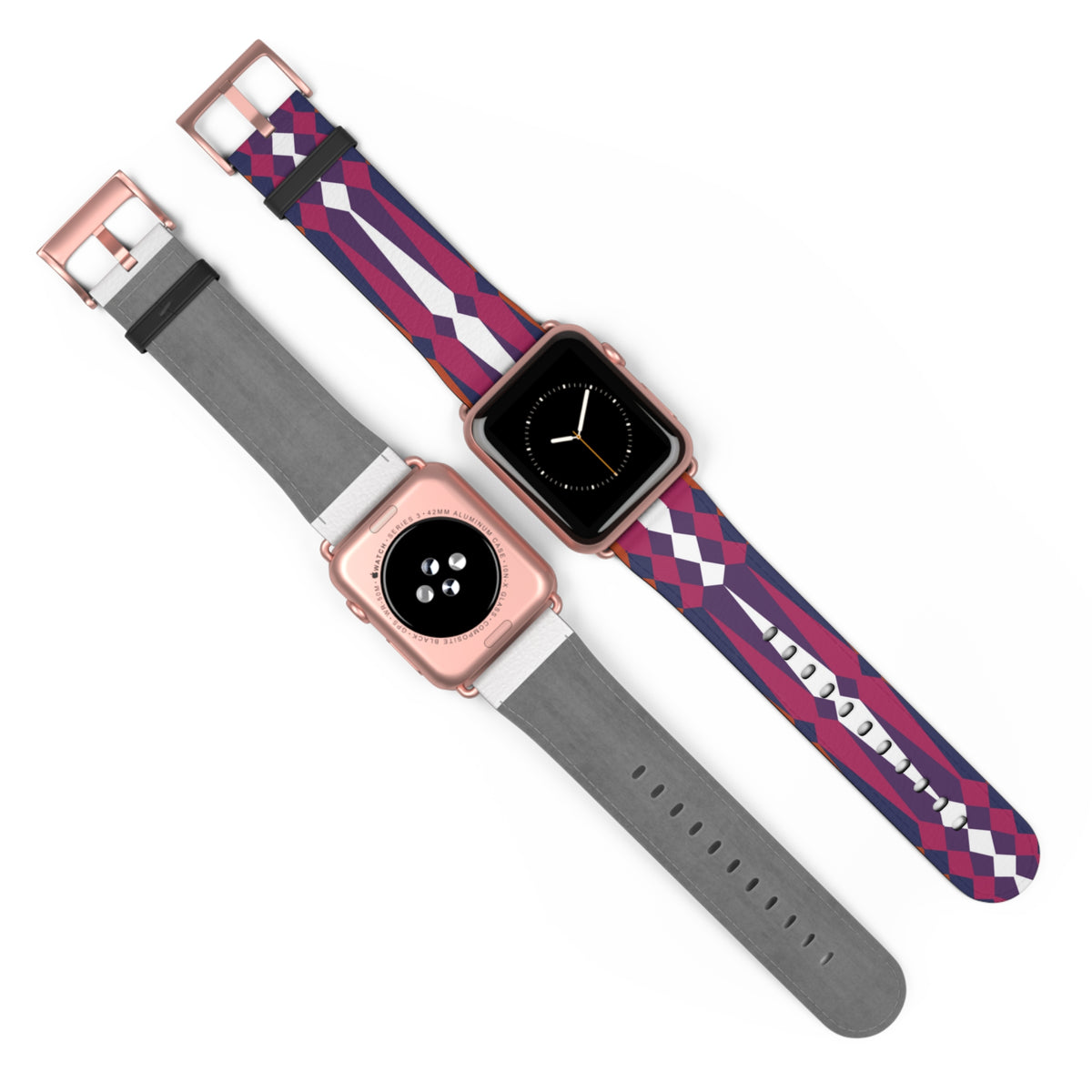 Ribbonwork Leather Apple Watch Band