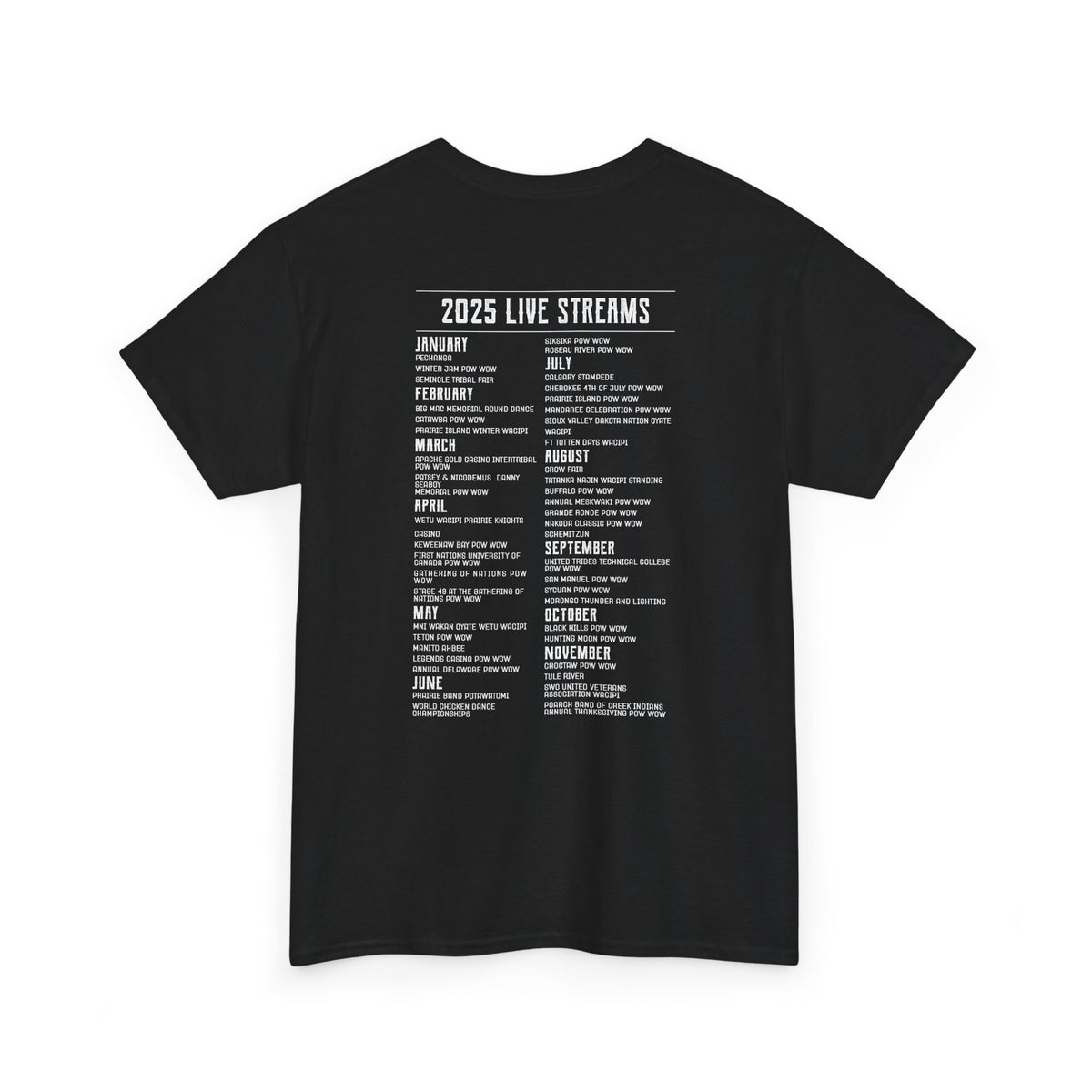 2025 Pow Wow Live Stream T-Shirt