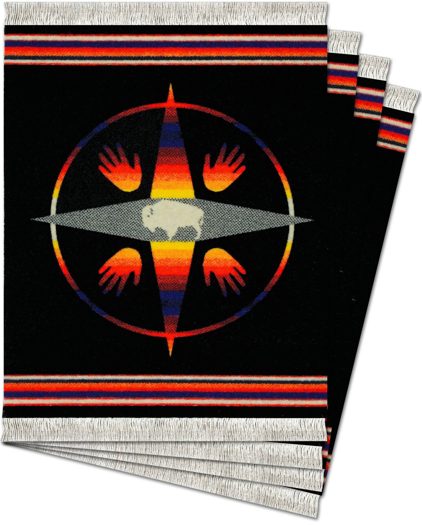 Pendleton Big Medicine Coasters - 4 Piece Set – Pow Wow Nation Shop