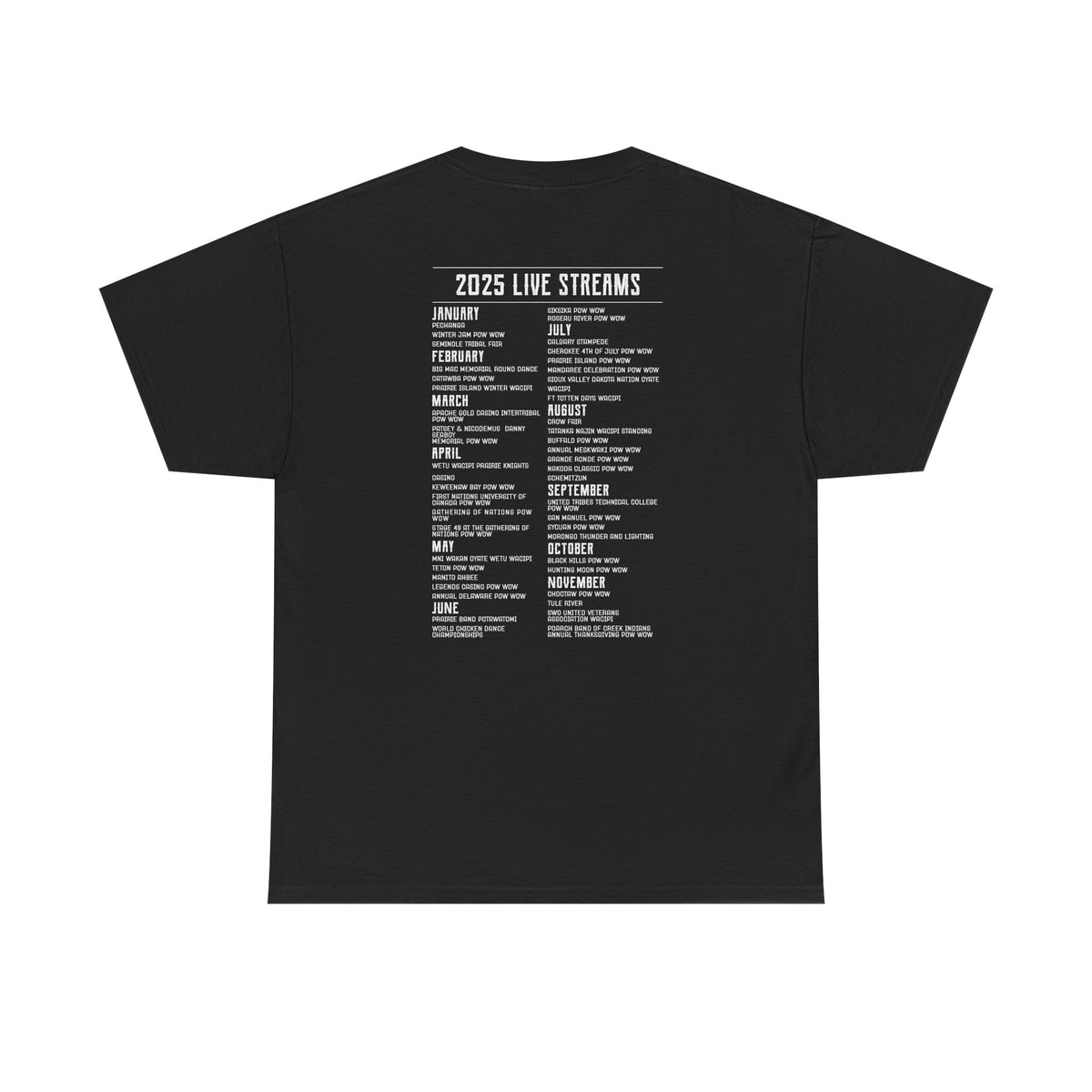 2025 Pow Wow Live Stream T-Shirt