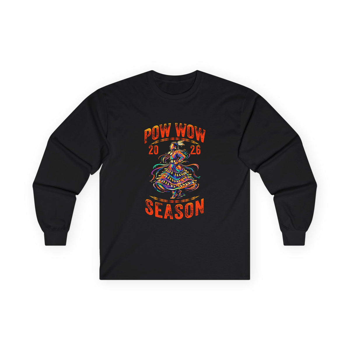 2026 Pow Wow Season Jingle Dress Long Sleeve T-Shirt
