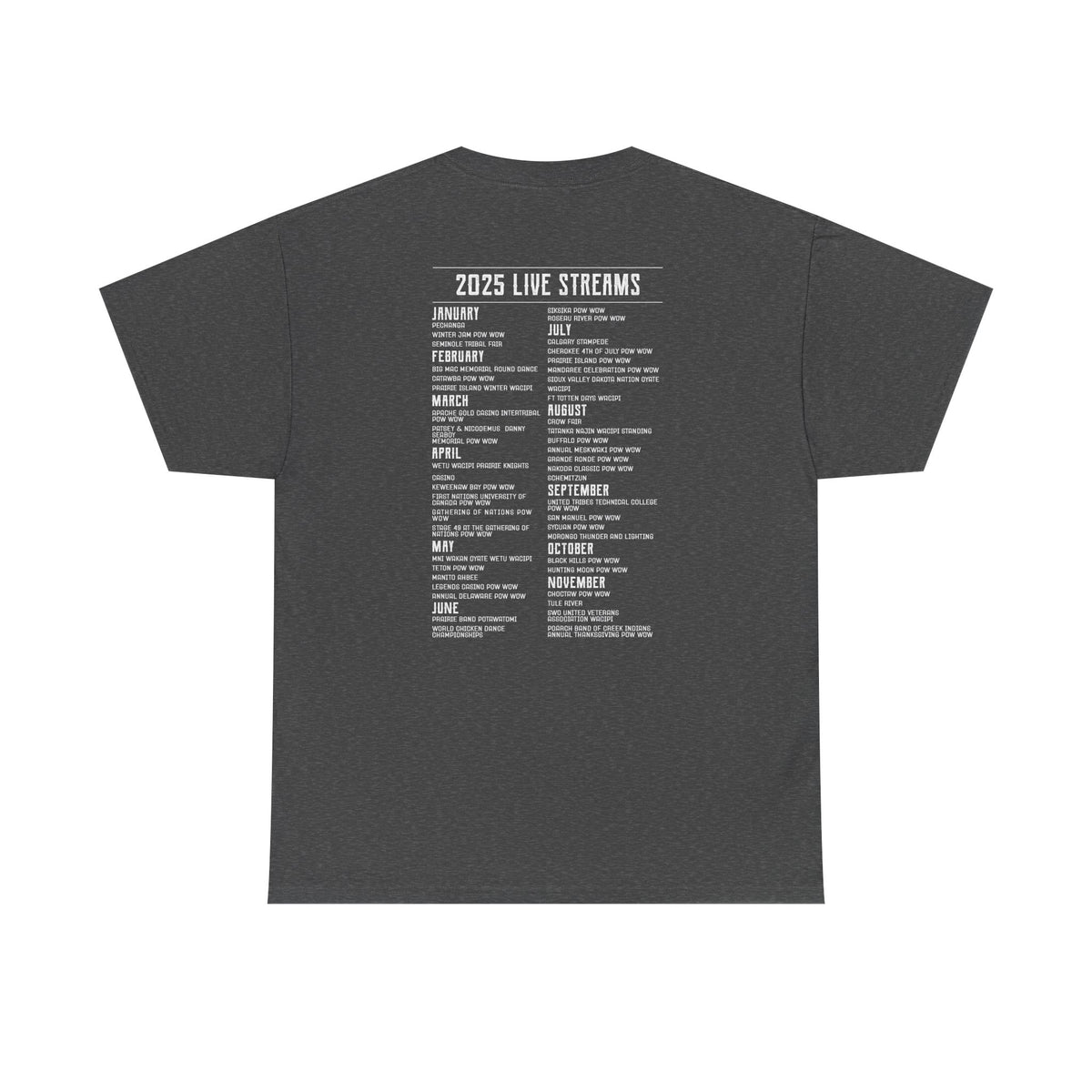 2025 Pow Wow Live Stream T-Shirt