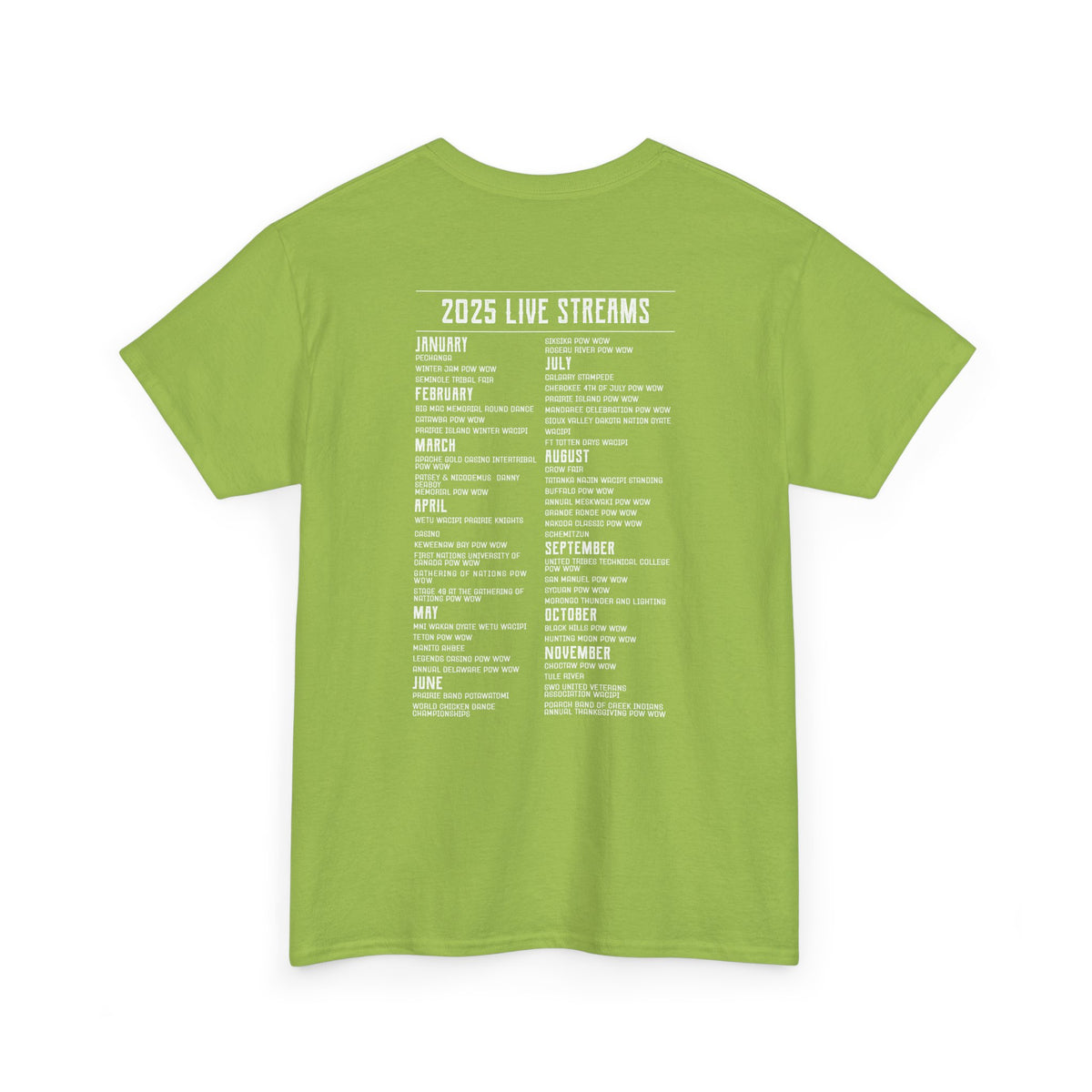 2025 Pow Wow Live Stream T-Shirt
