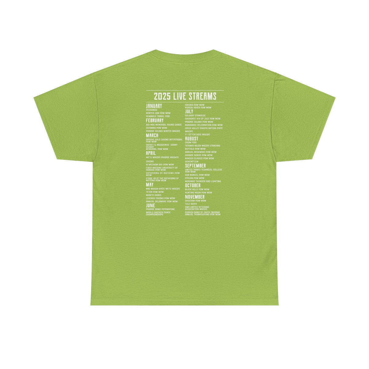 2025 Pow Wow Live Stream T-Shirt