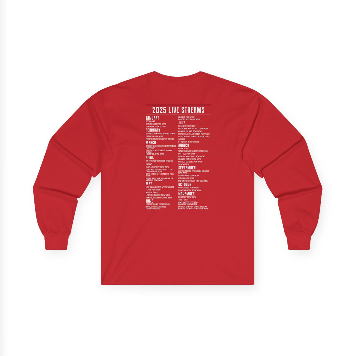 2025 Pow Wow Live Stream Tour Sweatshirt