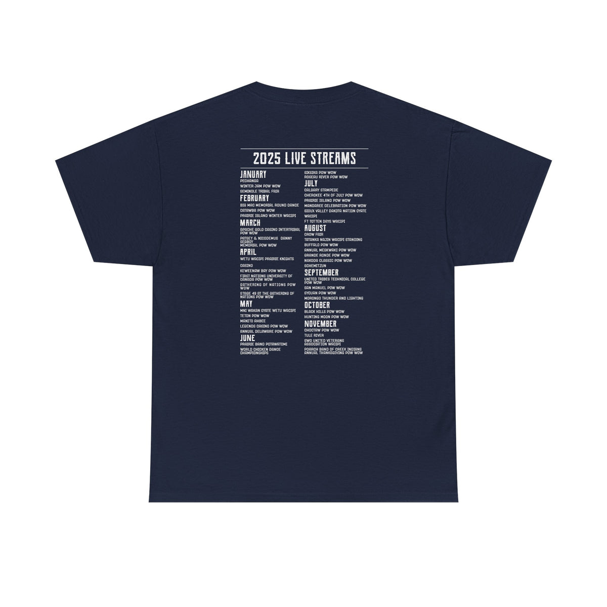 2025 Pow Wow Live Stream T-Shirt