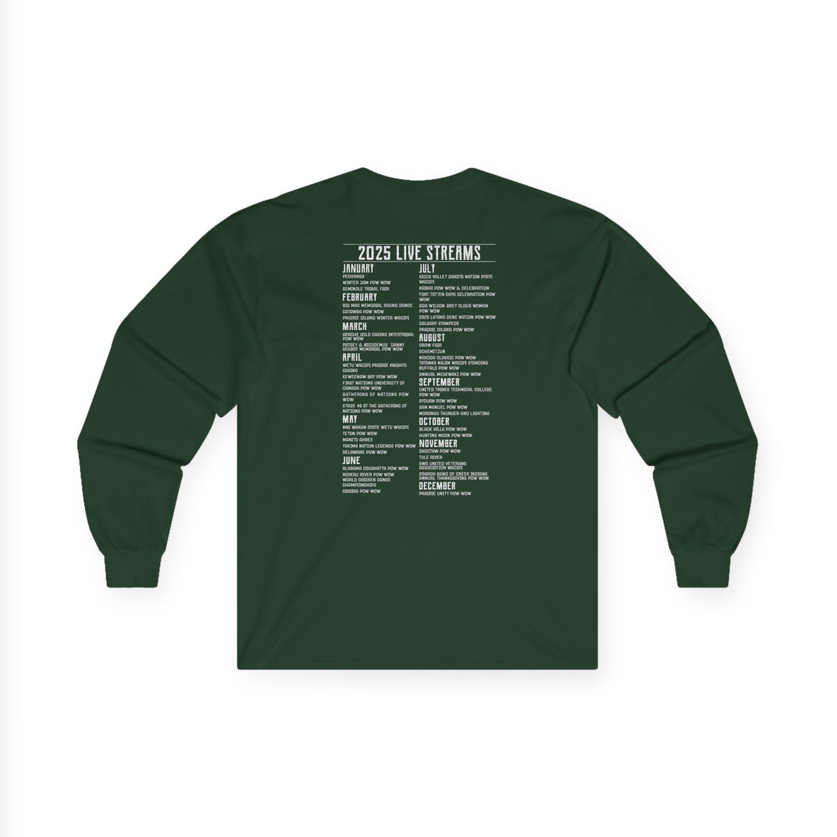 2025 Pow Wow Live Stream Tour Sweatshirt