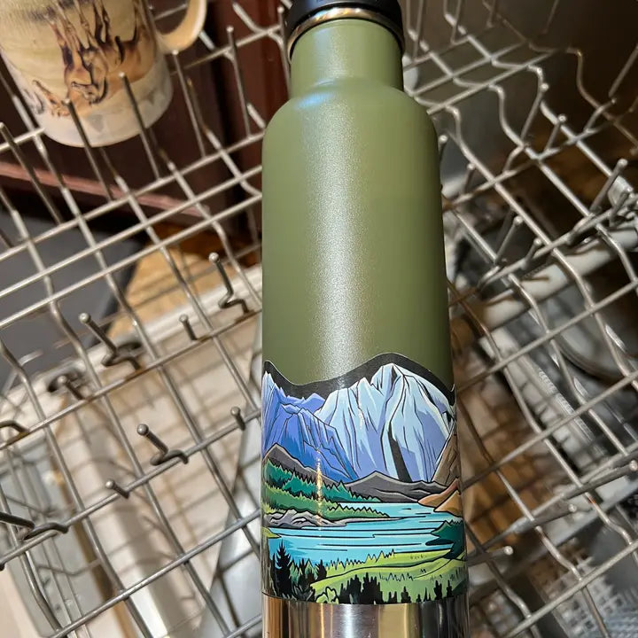 Mountain Hiking Sticker Wrap