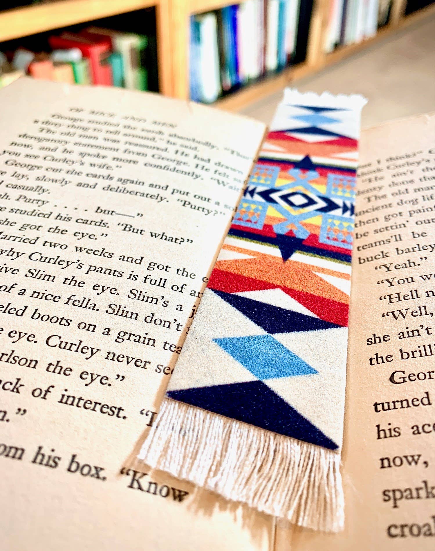 Pendleton Fire Legend Bookmark BookRug – Pow Wow Nation Shop