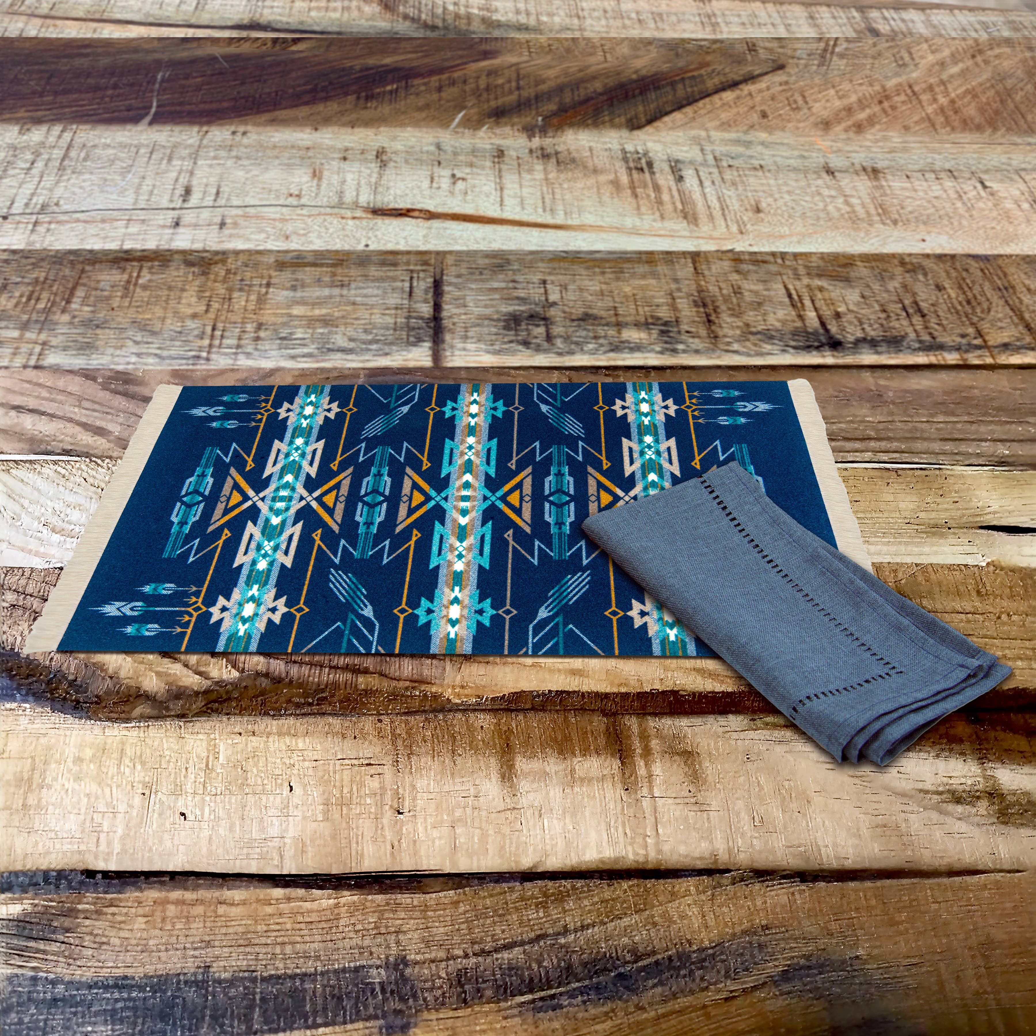 PENDLETON Star Watchers Decke – Doppelbett-Größe, Wolle/Baumwolle, Indianisches Design